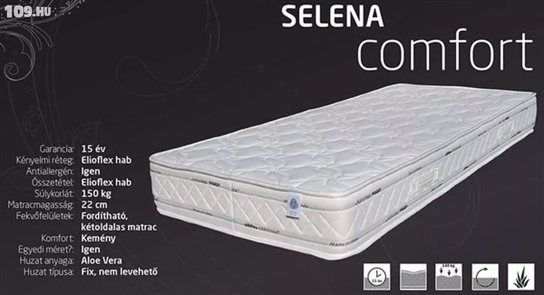 Ceriflex Selena Comfort vákummatrac 180 cm x 200 cm