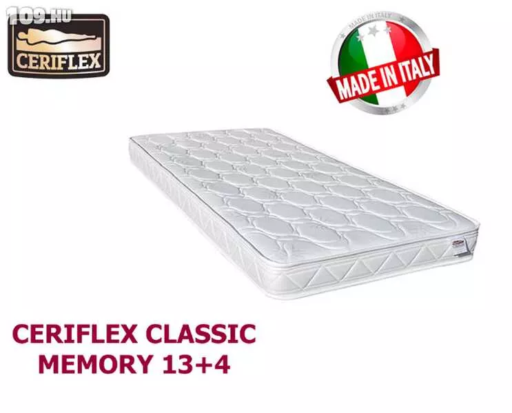 Ceriflex Classic Memory 13+4 vákuummatrac 180 x 200