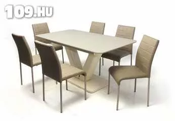 Hektor étkezőgarnitúra Kris székkel - 6 személyes DV