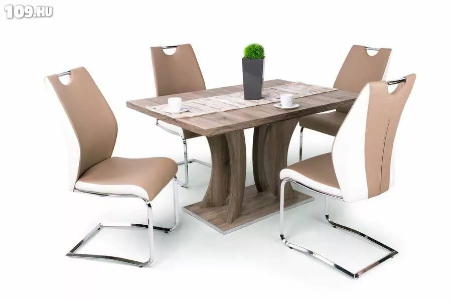 Bella asztal étkezőgarnitúra Adél székkel - 4 személyes DV